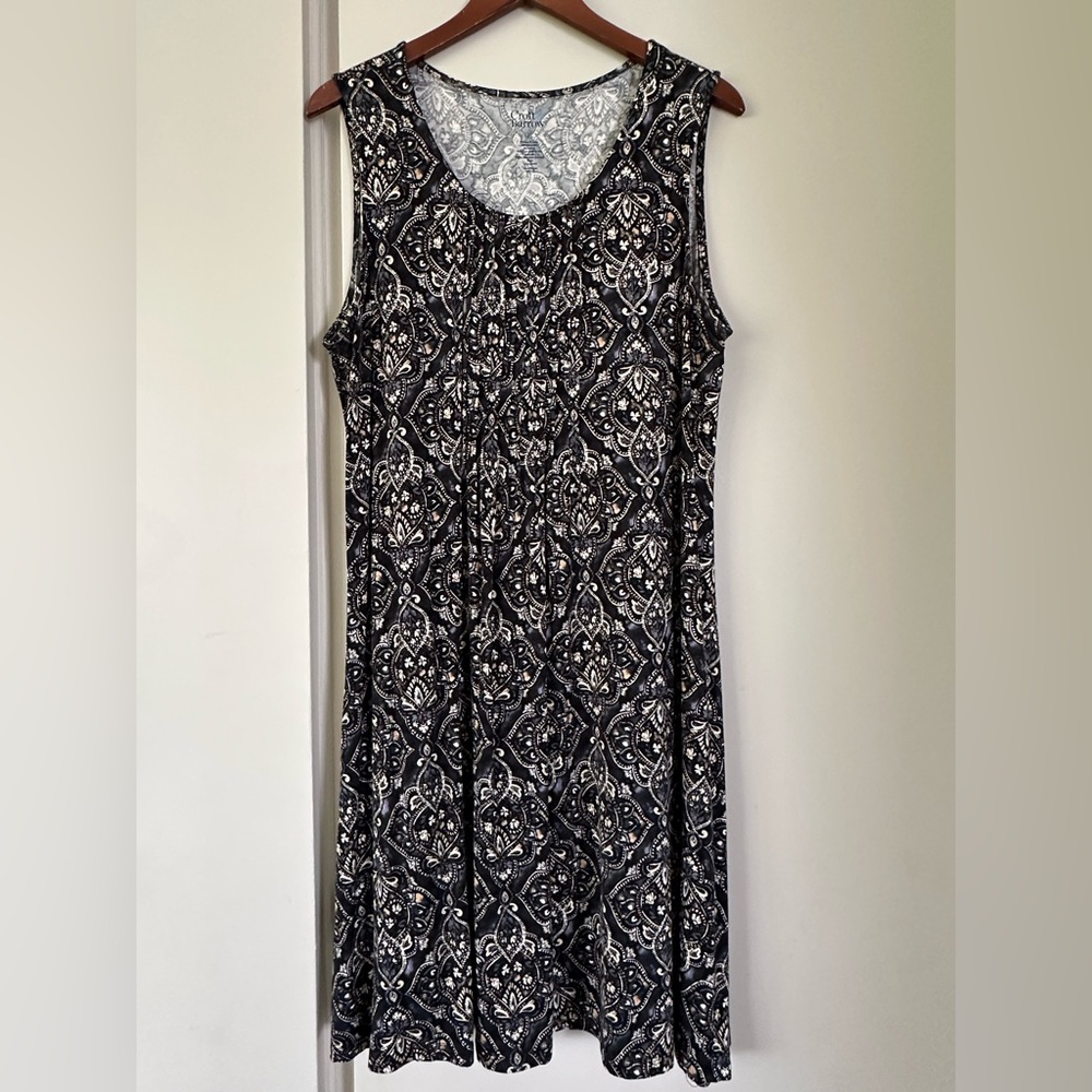 Croft & Barrow Patterned Tank Dress